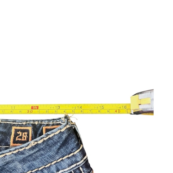 Rock Revival Heidi Straight Leg Denim Jeans Women's Size 28 New W/O Tags VTG Y2K - Picture 7 of 8